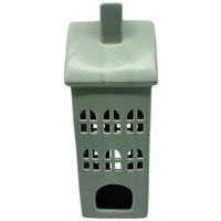 Dekohaus Marie Grün - Grün, KONVENTIONELL, Keramik (11,5/30,3/11,5cm) - Mömax