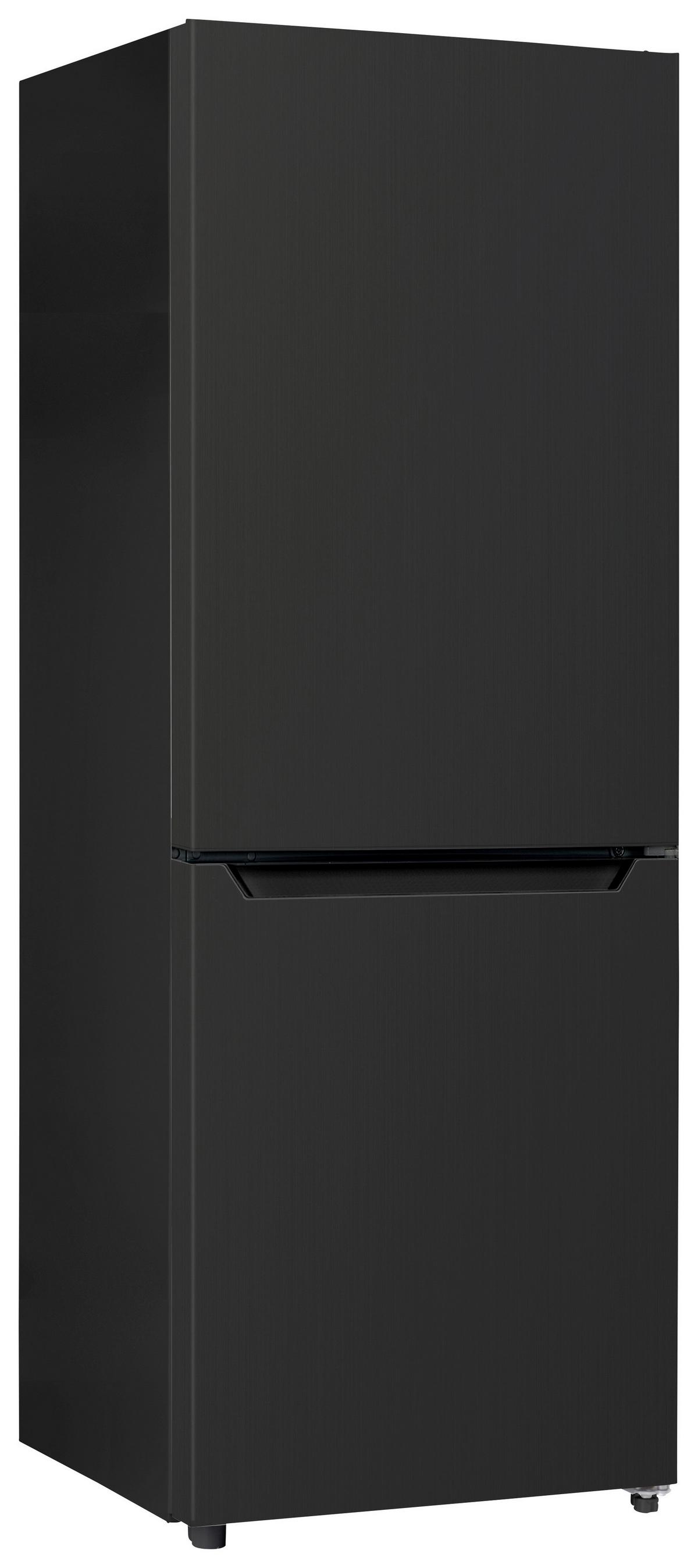 Kühl-Gefrier-Kombination Savo KG144BS Anthrazit - Anthrazit, Basics, Glas/Kunststoff (47,4/144/49,5cm) - Respekta