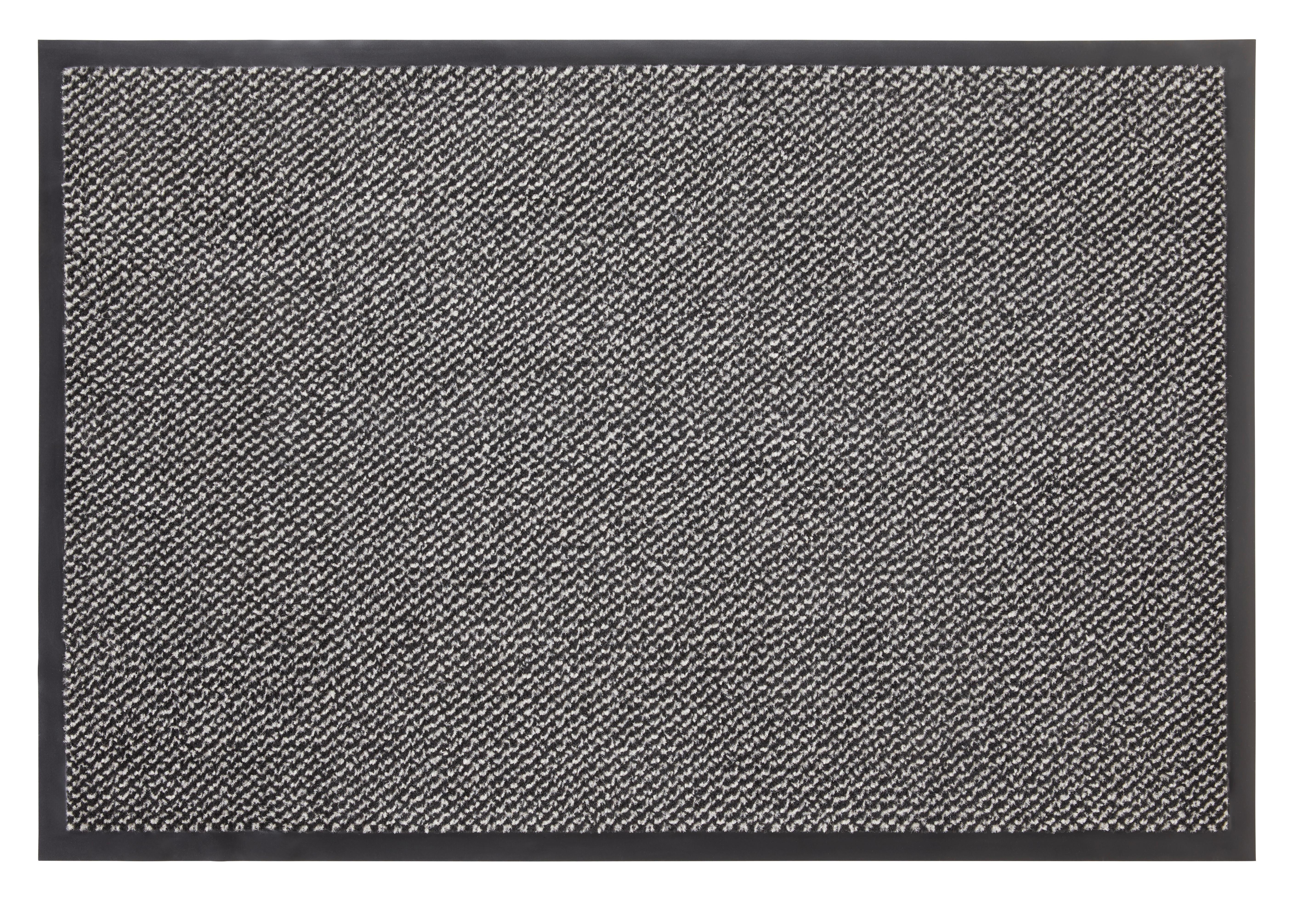 Fußmatte Hampton ca. 80x120cm - Beige/Schwarz, KONVENTIONELL, Textil (80/120cm) - Modern Living