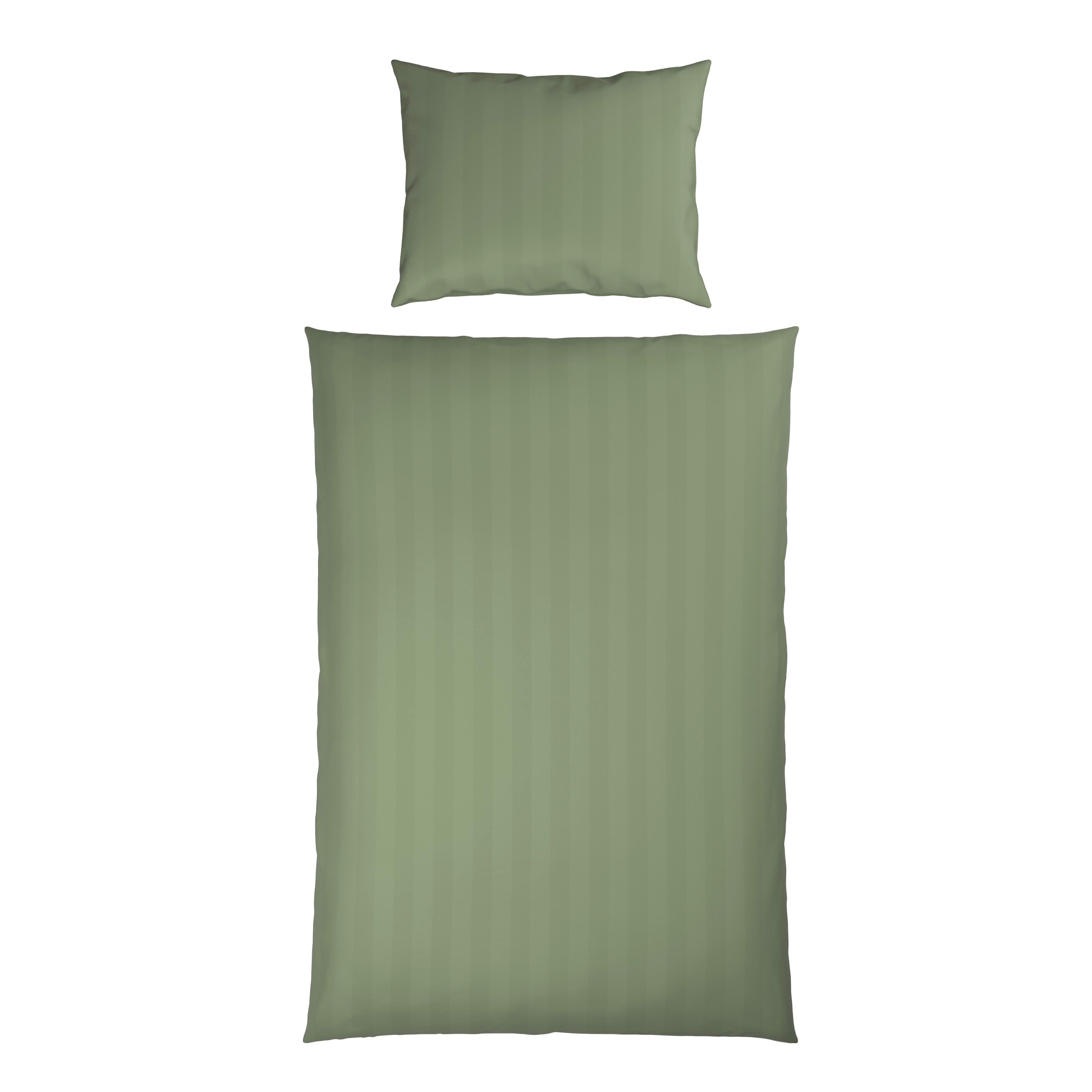 Lenjerie de pat Xenia Streif, 50x70/140x200 cm - verde deschis, Modern, textil (140/200cm) - Premium Living