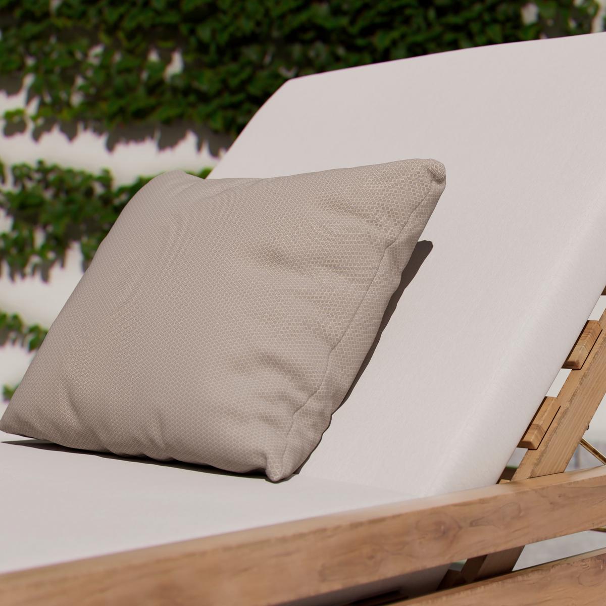 Gartenliege Ella in Naturfarben - Weiss/Naturfarben, Natur, Holz (68/30/200cm) - Mömax