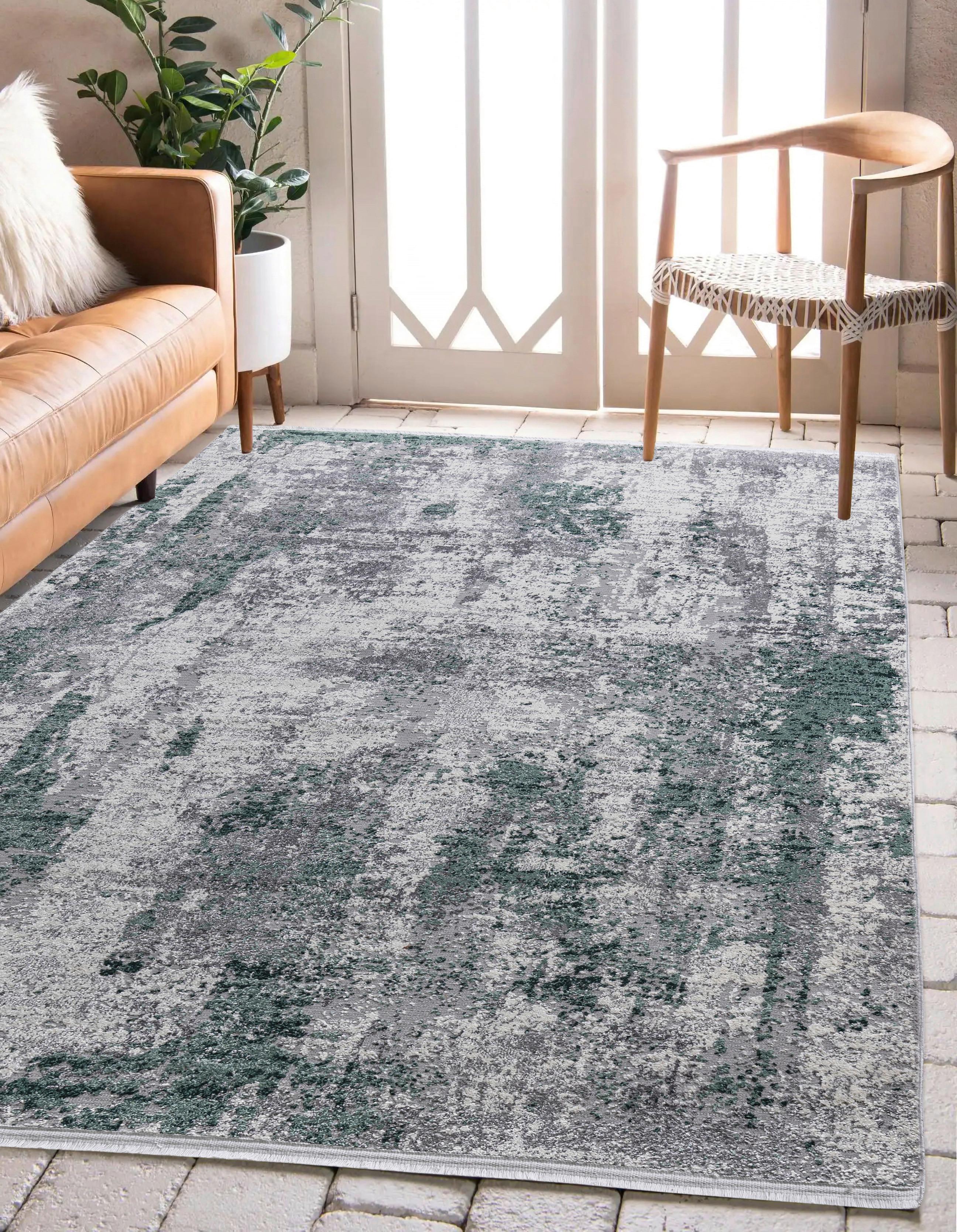 Webteppich Malik 3 in Blau/Grau ca. 160x230cm - Blau/Grau, MODERN, Textil (160/230cm) - Mömax