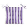 SITTKUDDE AMORE STREIF - vit/syrén, textil (45/45cm) - Mömax