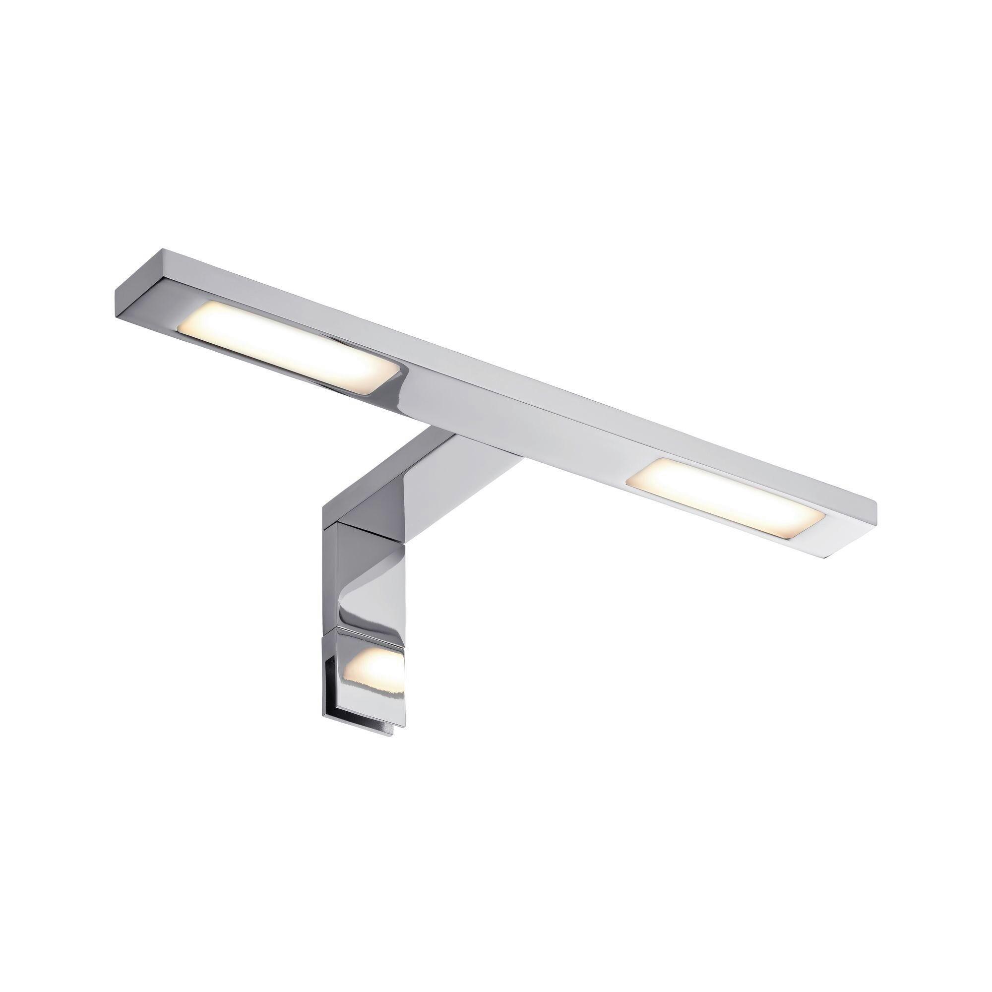 Bilderleuchte Galeria Double Hook in Chromfarben max. 3,2 W - Chromfarben, Design, Metall (11,0/8,0cm) - Paulmann
