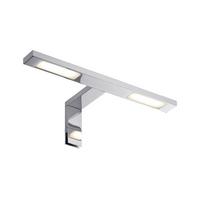 Bilderleuchte Galeria Double Hook in Chromfarben max. 3,2 W - Chromfarben, Design, Metall (11,0/8,0cm) - Paulmann