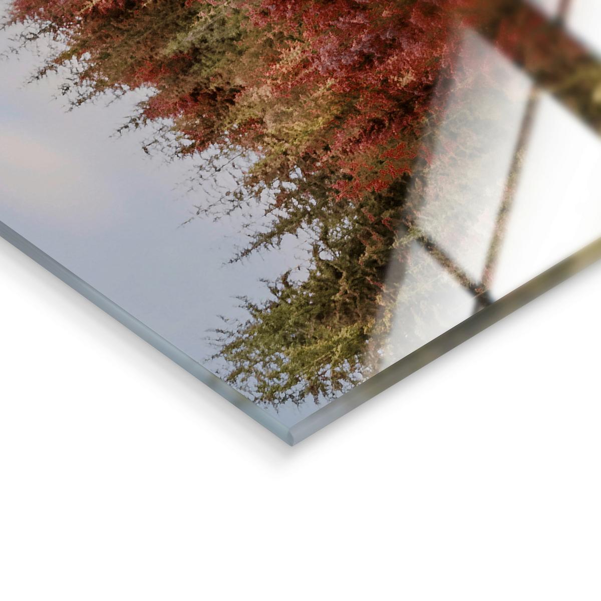 Glasbild Multicolor ca. 120x80cm - Multicolor, Basics, Glas/Papier (120/80cm)