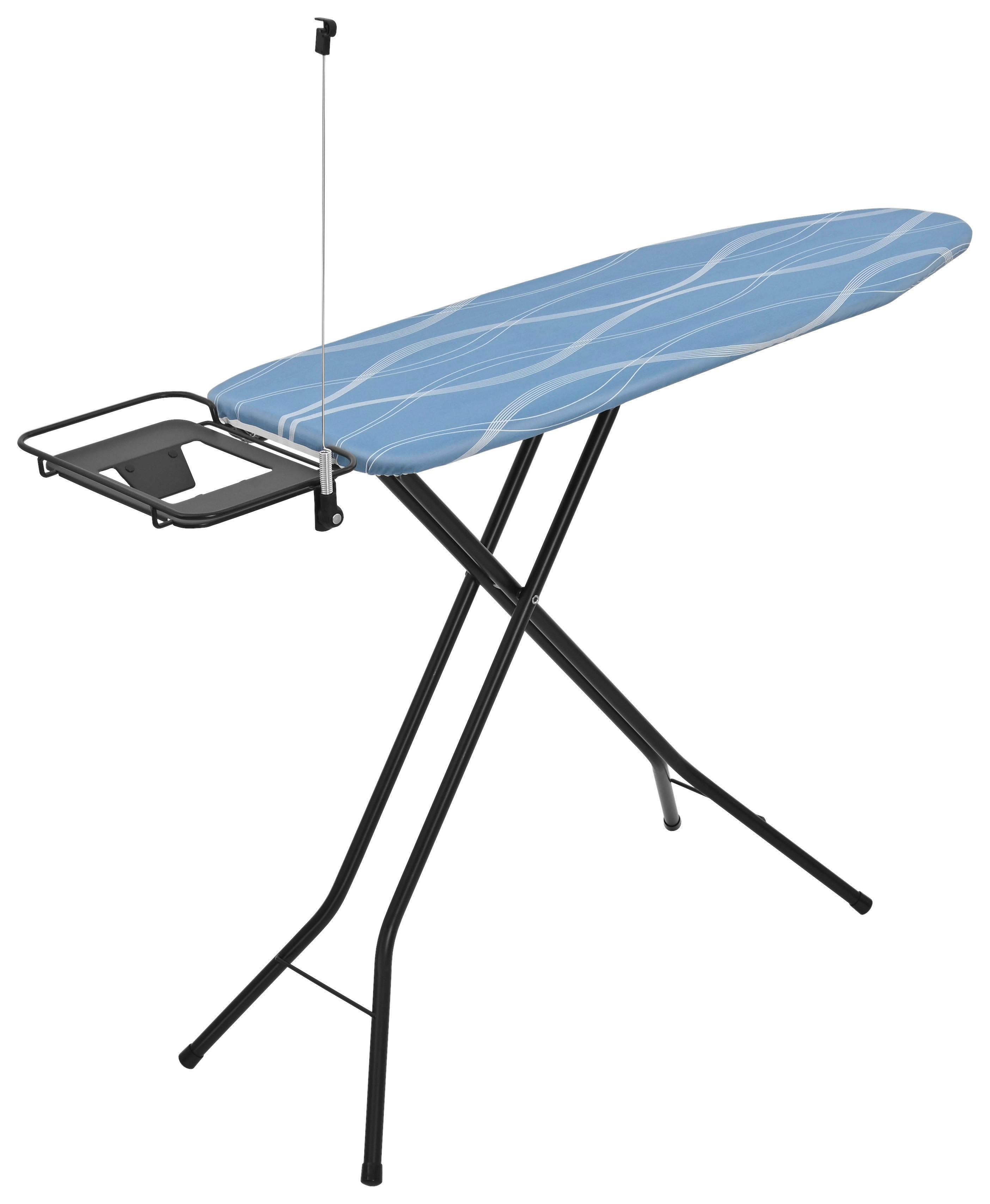 Masă de călcat Regis - albastru/alb, Konventionell, textil (92/40,5/145cm) - Mömax