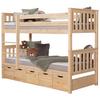 Etagenbett Sammy Naturfarben ca. 90x200cm - Naturfarben, MODERN, Holz (90/200cm) - MID.YOU