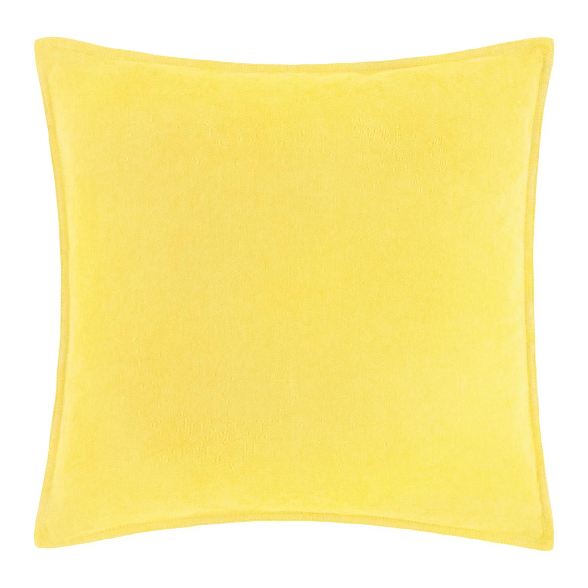 Zierkissen Nathi in Gelb ca. 45x45cm - Gelb, Konventionell (45/45cm) - Modern Living