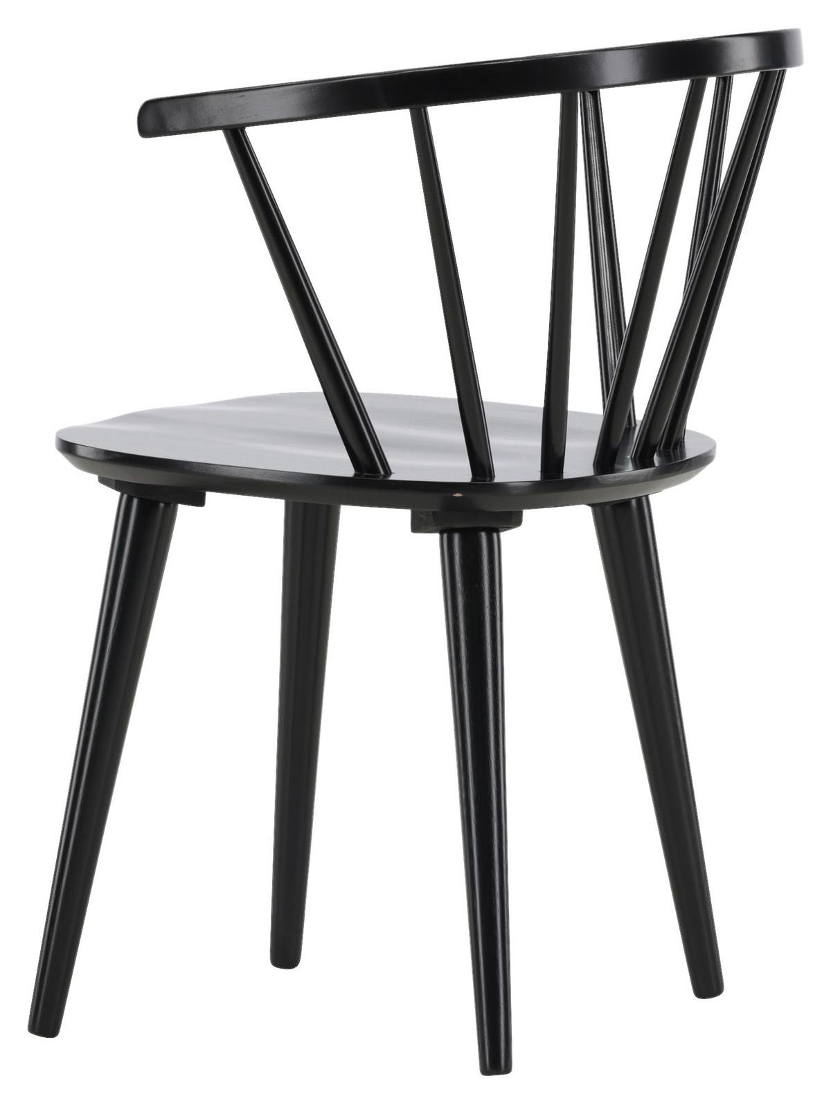 STUHL-SET BOBBY - Schwarz, Design, Holz (55/75/53cm) - Livetastic