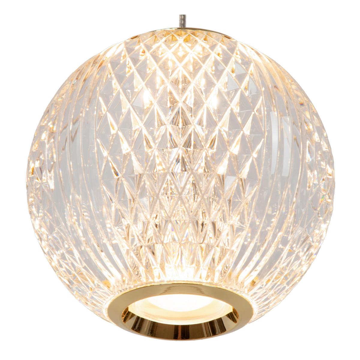 LAMPA ZWIESZANA LED 13499/21/60 CINTRA - przezroczysty, Design, tworzywo sztuczne (84/11/150cm) - Lucide