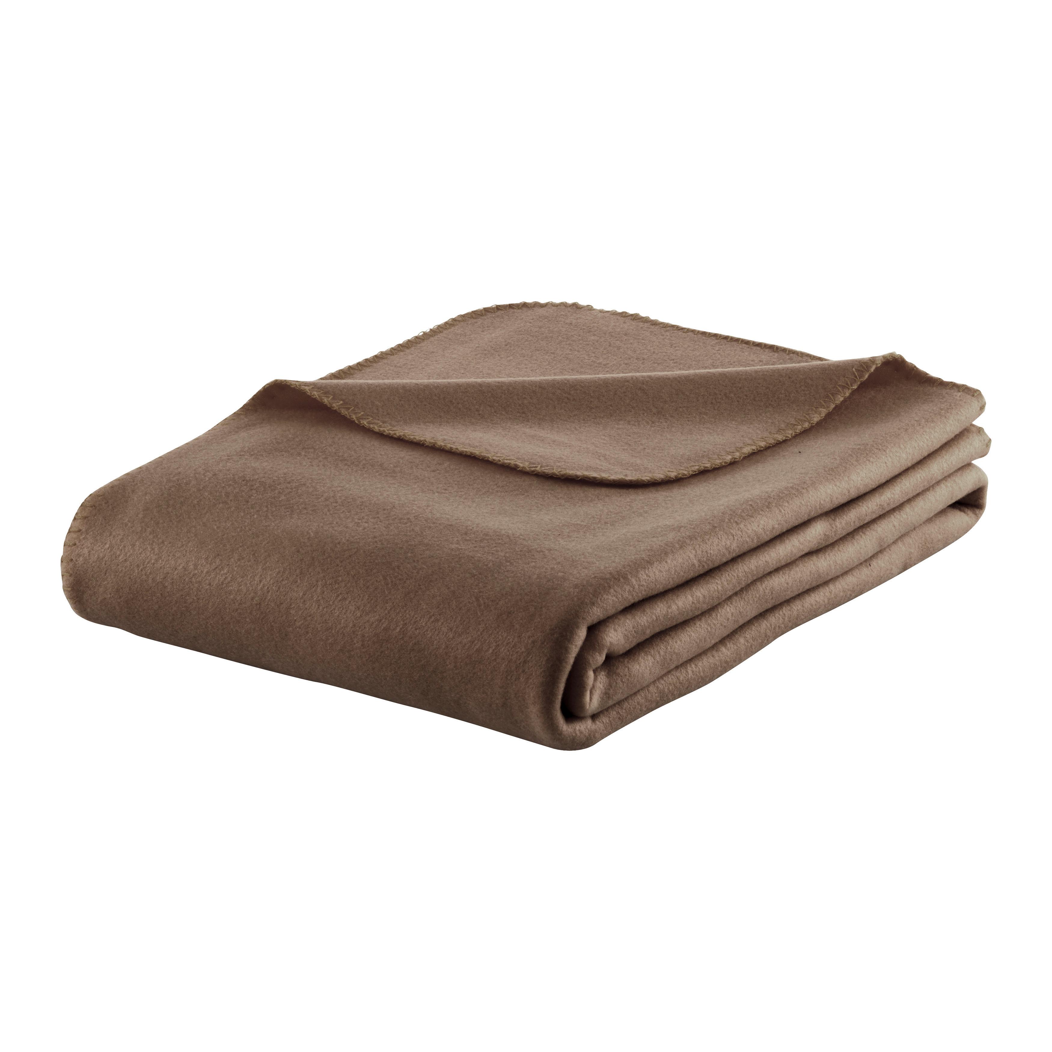 Pătură Din Fleece Felicity - maro, textil (140/200cm) - Mömax