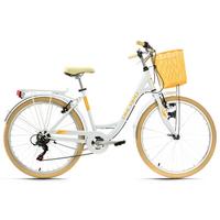 Citybike 26'' Cantaloupe Weiß RH 48cm - Gelb/Weiß, Basics, Metall (180/70cm)