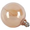 LED-LJUSKÄLLA C82222MM - bärnstensfärgad, Klassisk, metall/glas (12,5/16,6cm) - Mömax