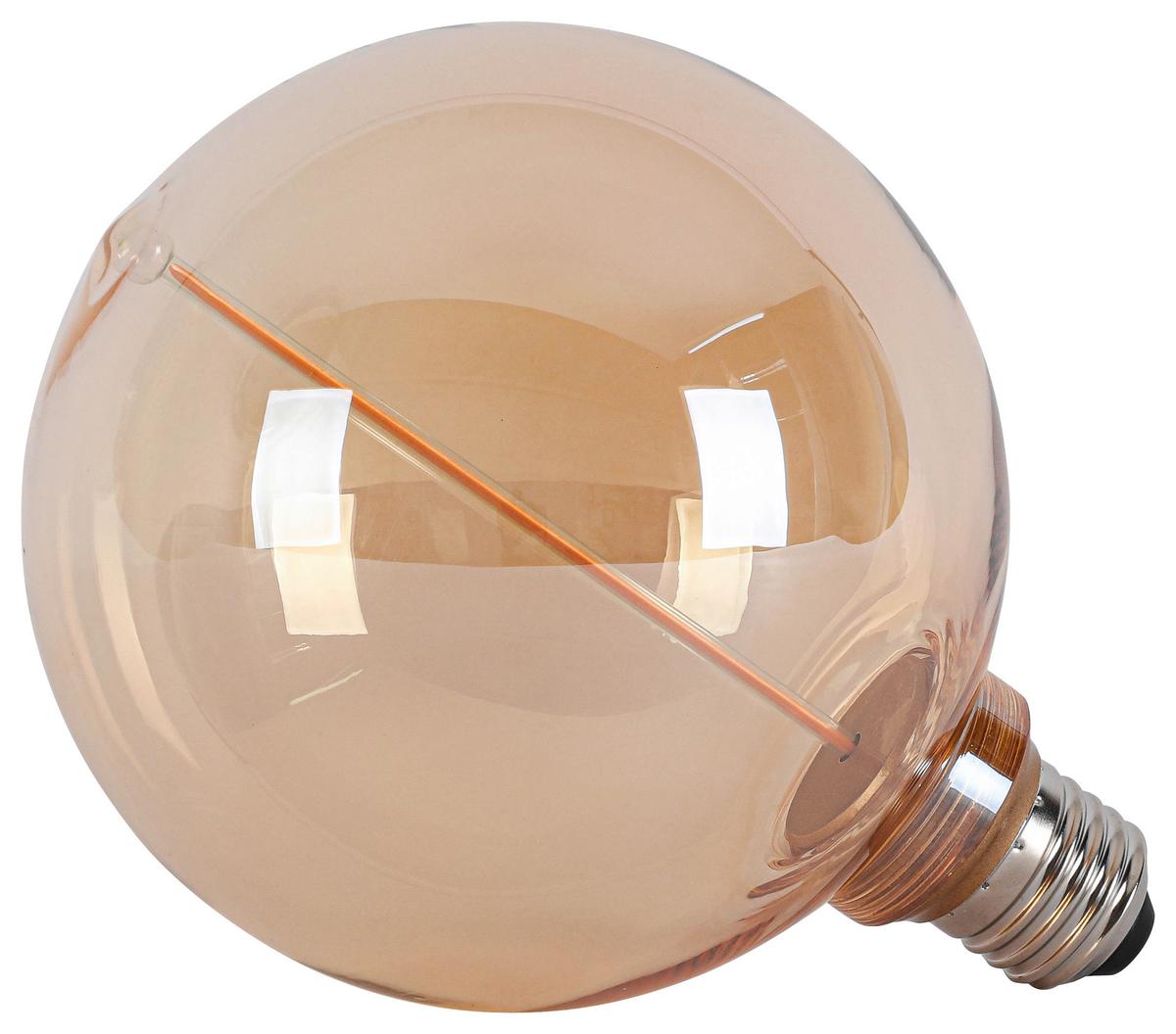 Led Žarulja C82222mm - boje jantara, Konvencionalno, staklo/metal (12,5/16,6cm) - Modern Living