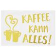 Kühlschrankmagnet mit Spruch - Goldfarben/Weiß, MODERN, Metall (8,5/5,5cm) Kühlschrankmagnet mit Spruch - Goldfarben/Weiß, MODERN, Metall (8,5/5,5cm)