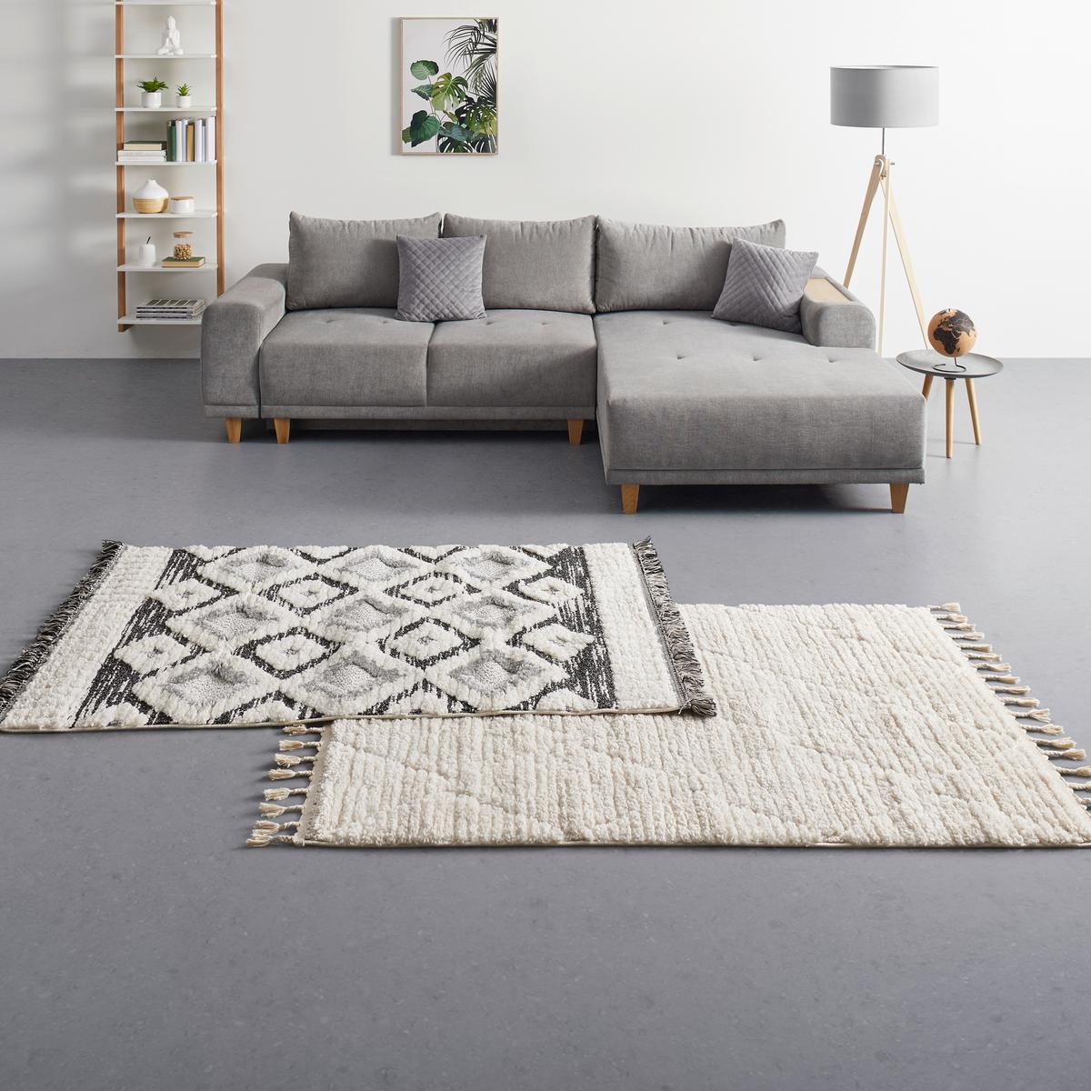 Webteppich Selma 4 Creme ca. 200x290cm - Creme, MODERN, Textil (200/290cm) - Mömax
