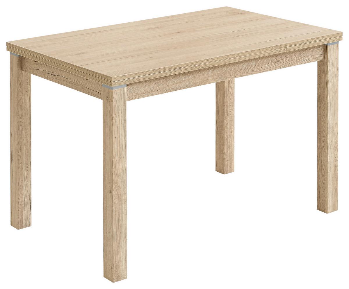 STÓŁ DO JADALNI MINIMAX - dąb san remo, Konventionell, materiał drewnopochodny (110-170/70/76cm) - Valdera