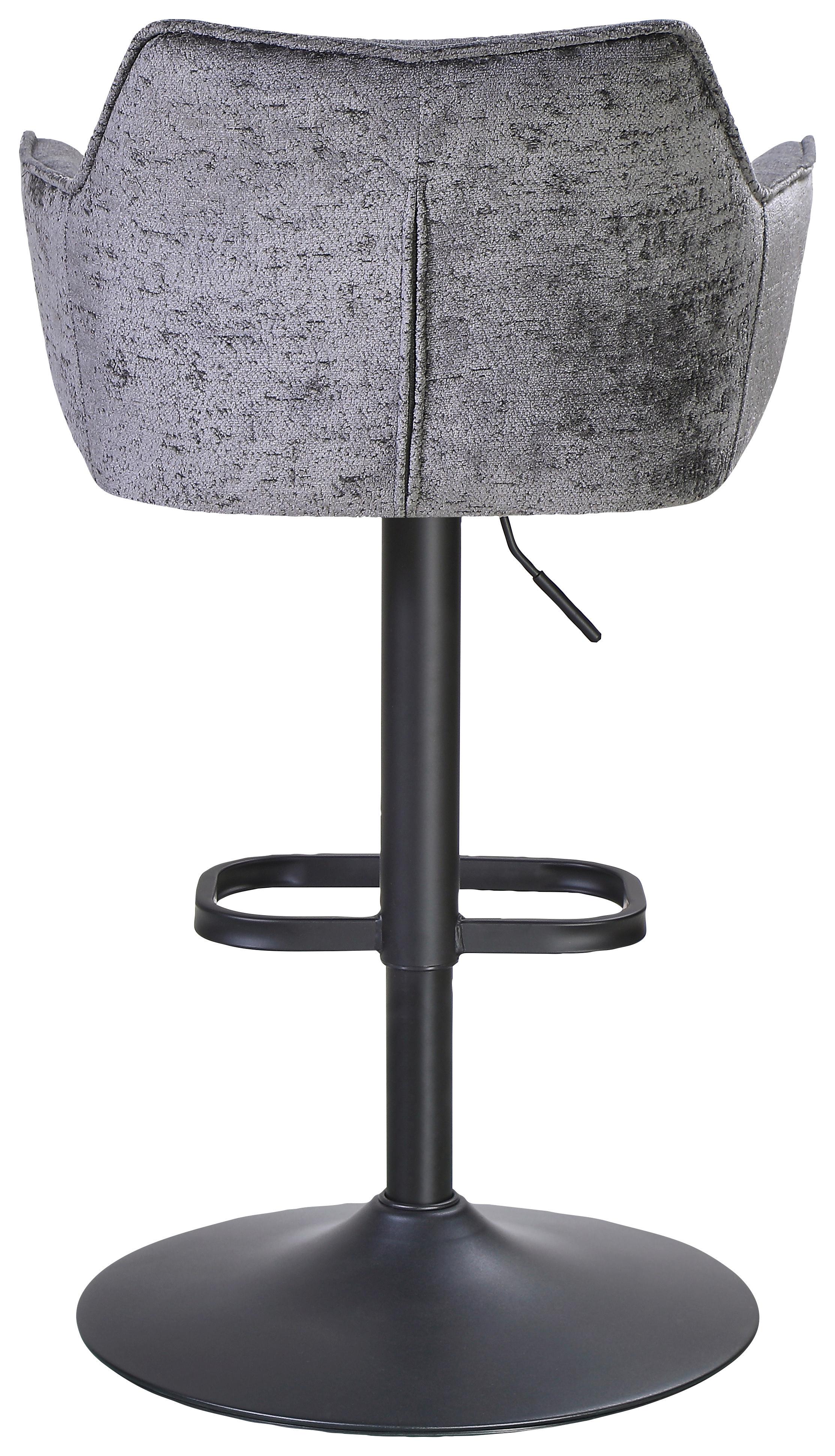 BARPALL LINA - grå/svart, Modern, metall/textil (58/89-110/53cm) - Mömax