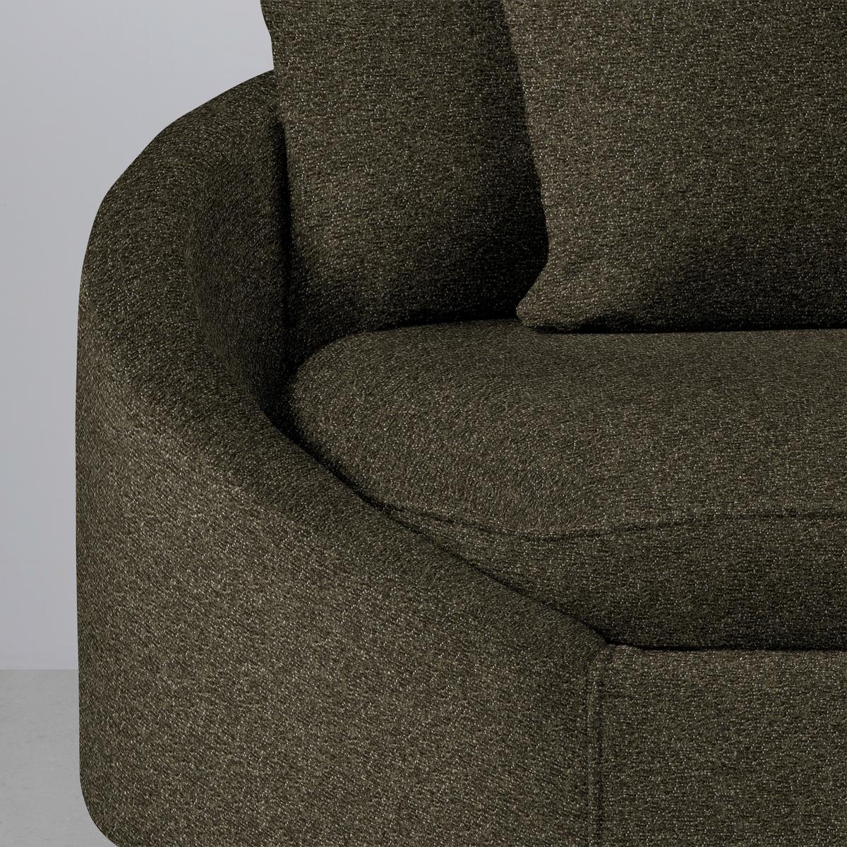 Ecksofa Axel Dunkelgrün - Dunkelgrün/Schwarz, MODERN, Textil/Metall (291/87/250cm) - Mömax