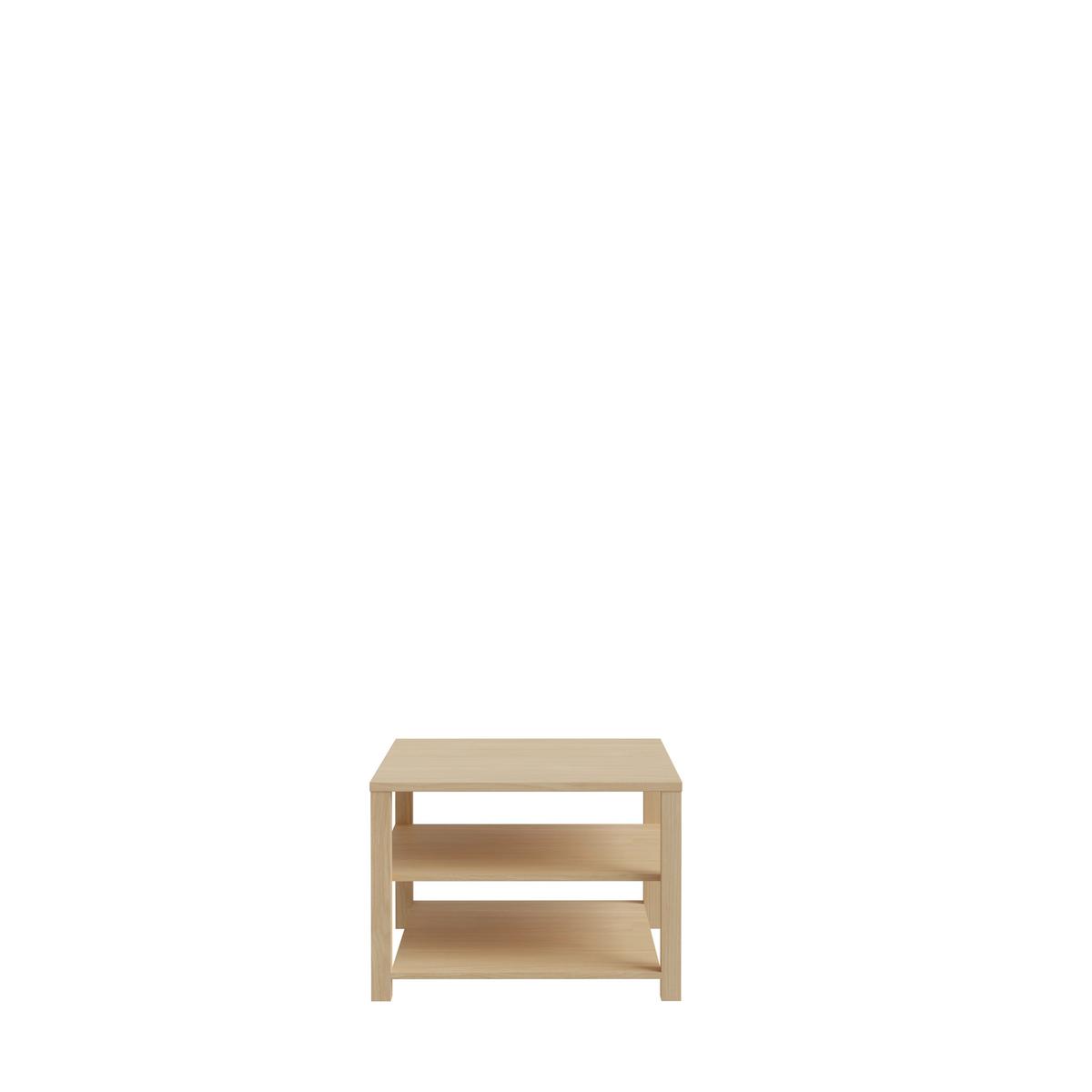 Măsuță de cafea CALASETTA - culoare lemn stejar, Romantik / Landhaus, material pe bază de lemn (70/50/70cm) - Premium Living