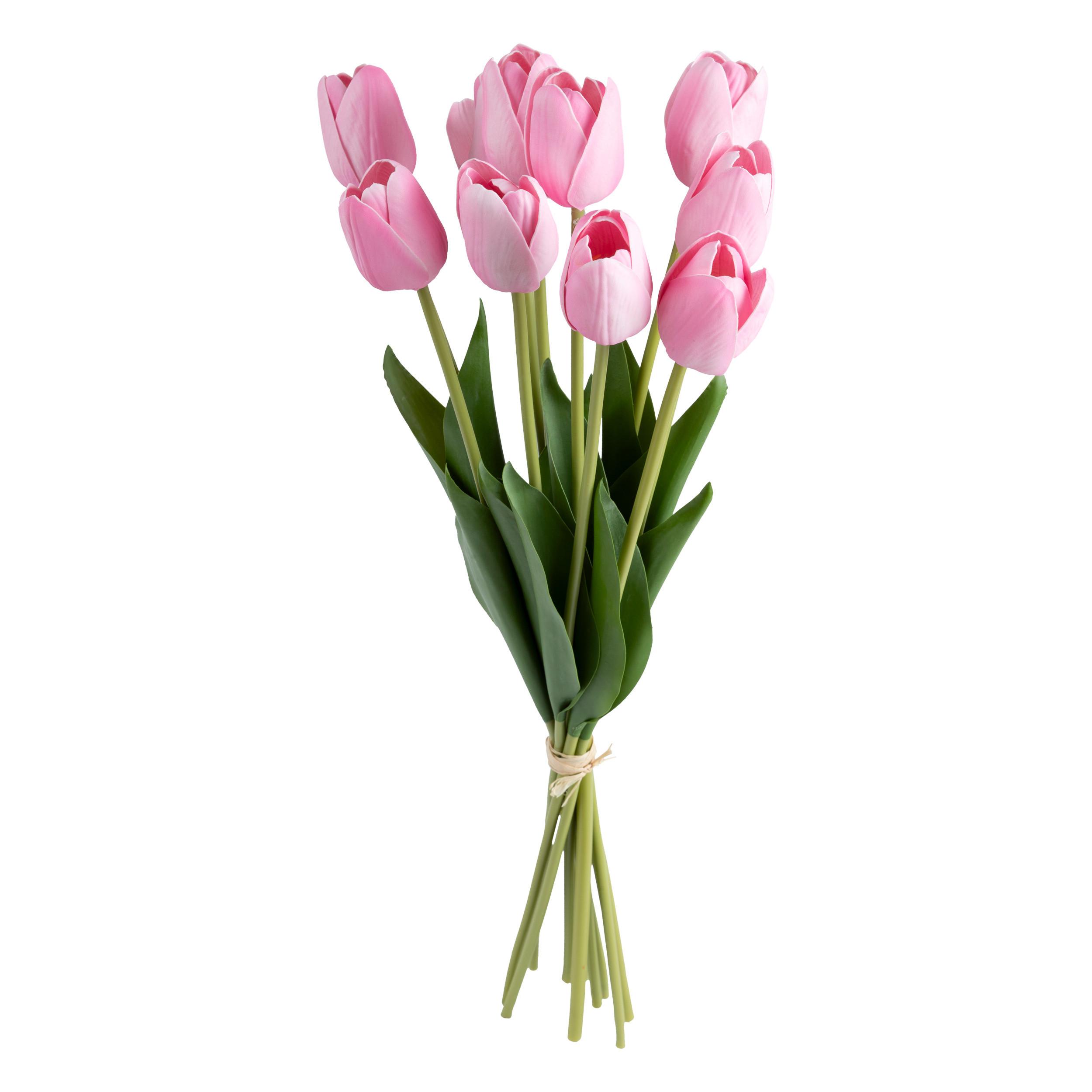 Biljka Umjetna Tuplipani Pink, 48cm - Basics (48cm)