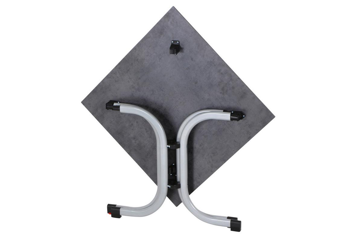 GARTENKLAPPTISCH K95706 - Anthrazit/Silberfarben, KONVENTIONELL, Holz/Kunststoff (80/80/71cm) - Siena Garden