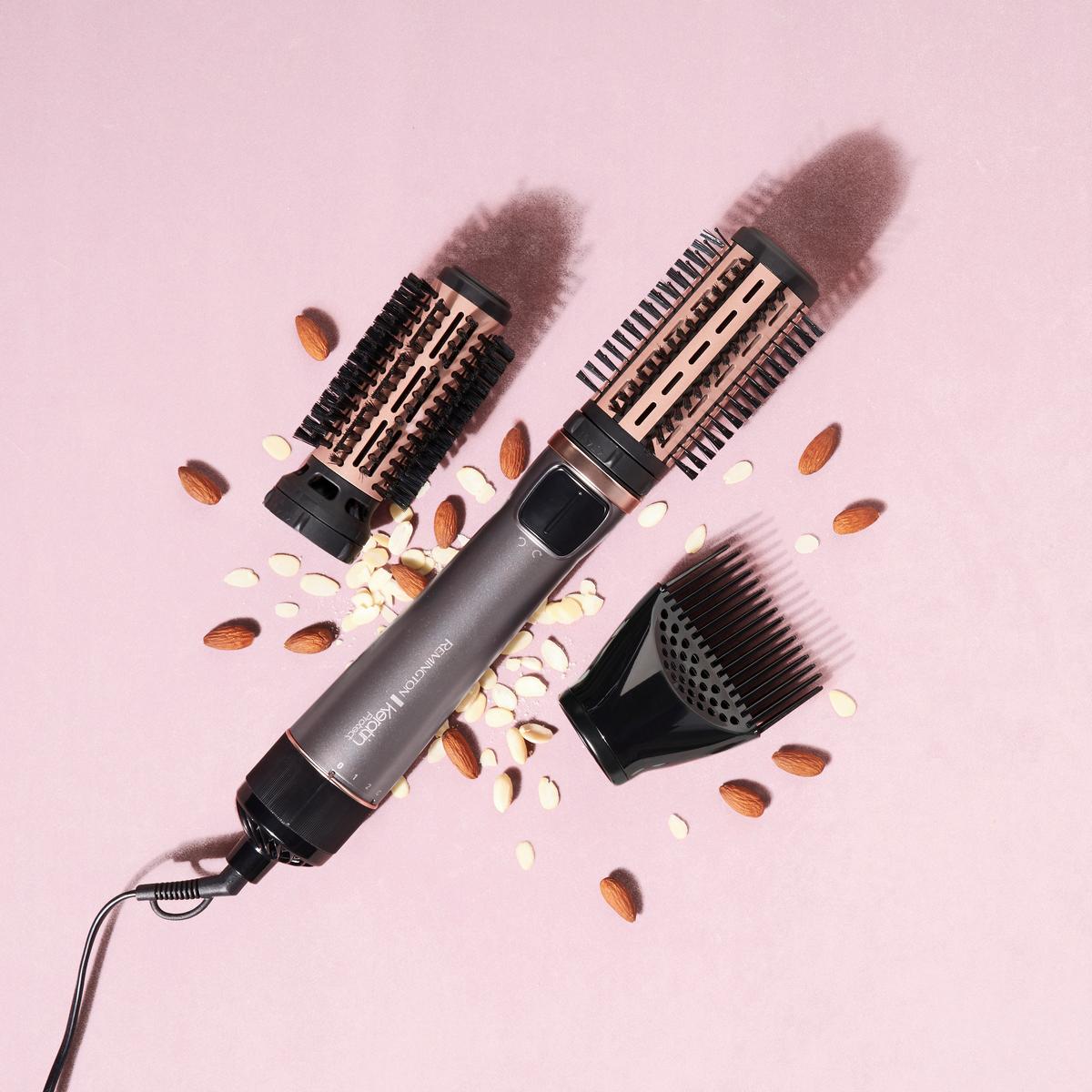 PRZYRZĄD DO STYLIZACJI WŁOSÓW KERATIN PROTECT - szary/różowe złoto, Basics, tworzywo sztuczne (5,5/26,5/5,5cm) - Russell Hobbs