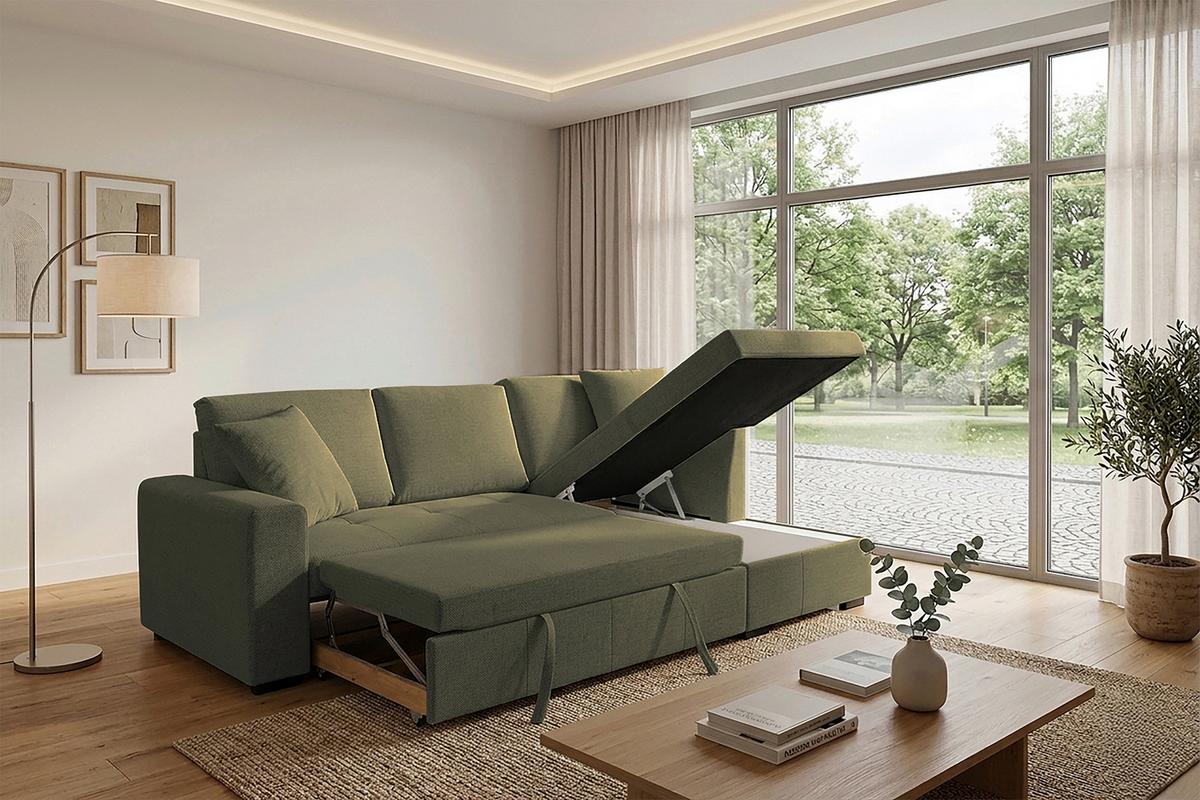 Coltar LUKAS - măsliniu, Trend, textil (239/158cm)