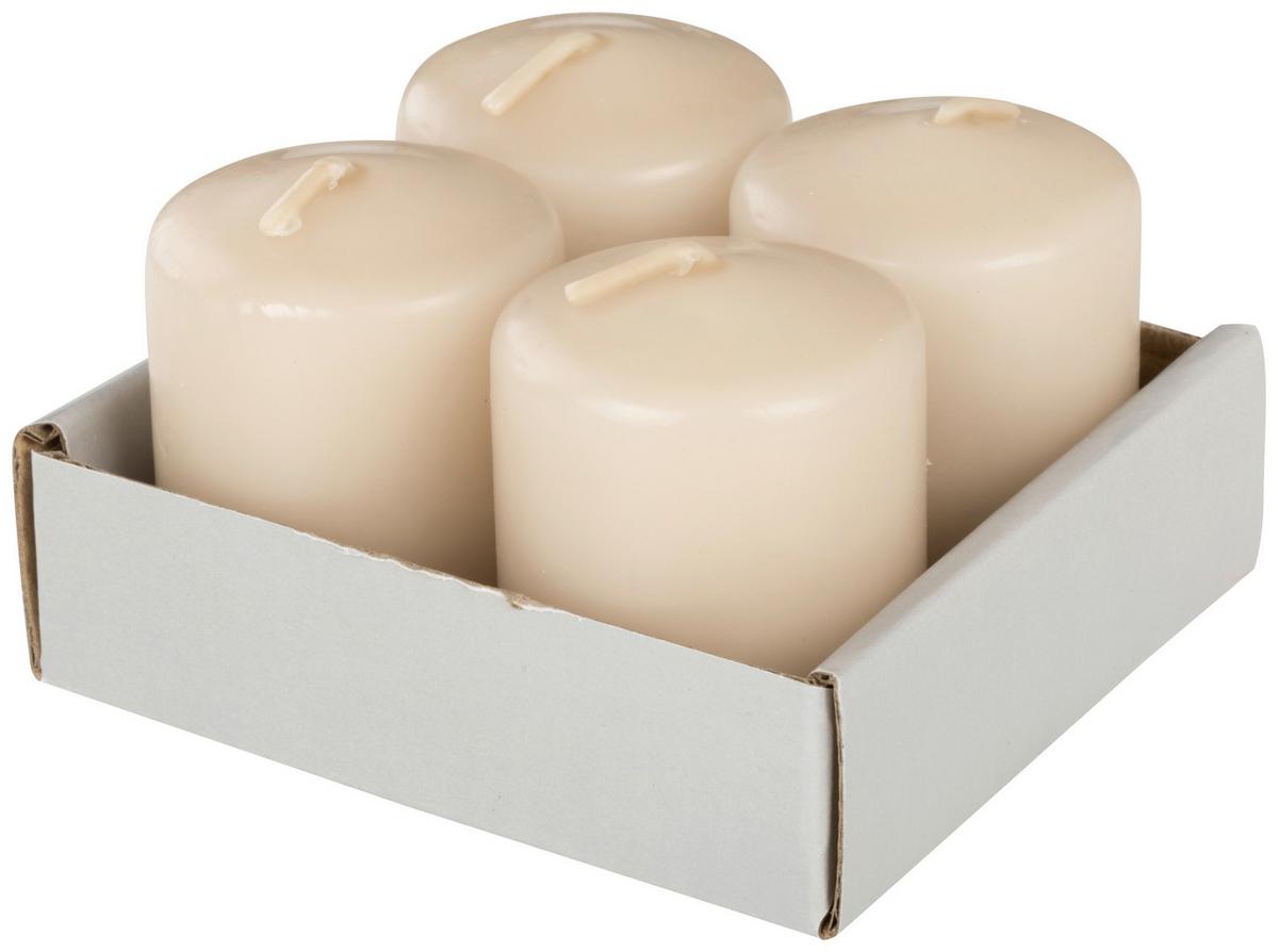 Velika Sveča Katrinja - roza/rdeča, parafin (3,8/5cm) - Modern Living