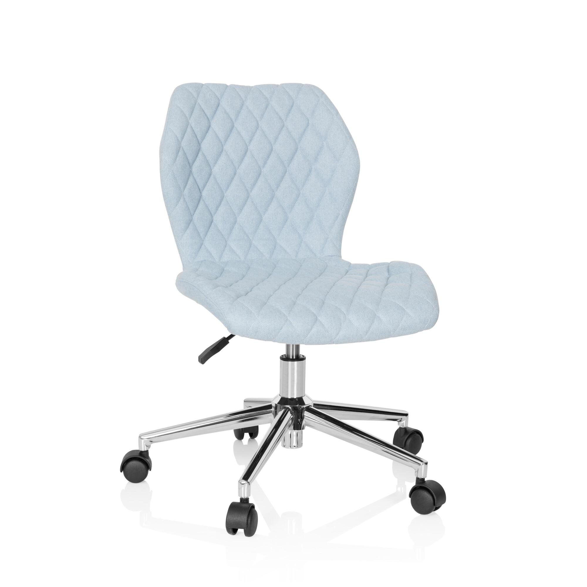 Jugenddrehstuhl Joy II ca. 47x73-83x43 cm Hellblau - Hellblau, Basics, Kunststoff/Textil (47/73-83/43cm) - MID.YOU