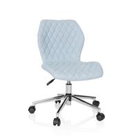 Mladinski Vrtljivi Stol Joy Ii, Svetlo Modra - svetlo modra, Basics, umetna masa/tekstil (47/73-83/43cm) - MID.YOU