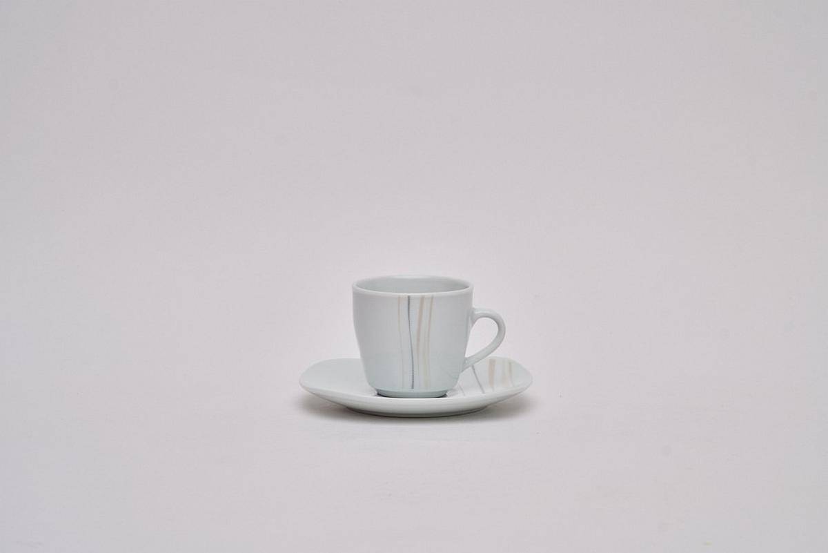 SERWIS OBIADOWO-ŚNIADANIOWY 12025 - beżowy/biały, Basics, ceramika - Novel