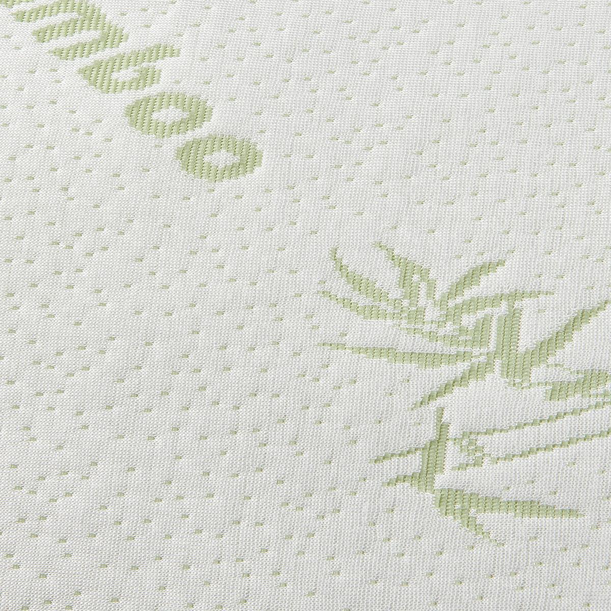 Nackenkissen Bamboo Visco ca. 40x80cm - Weiß, Textil (40/80cm) - Nadana