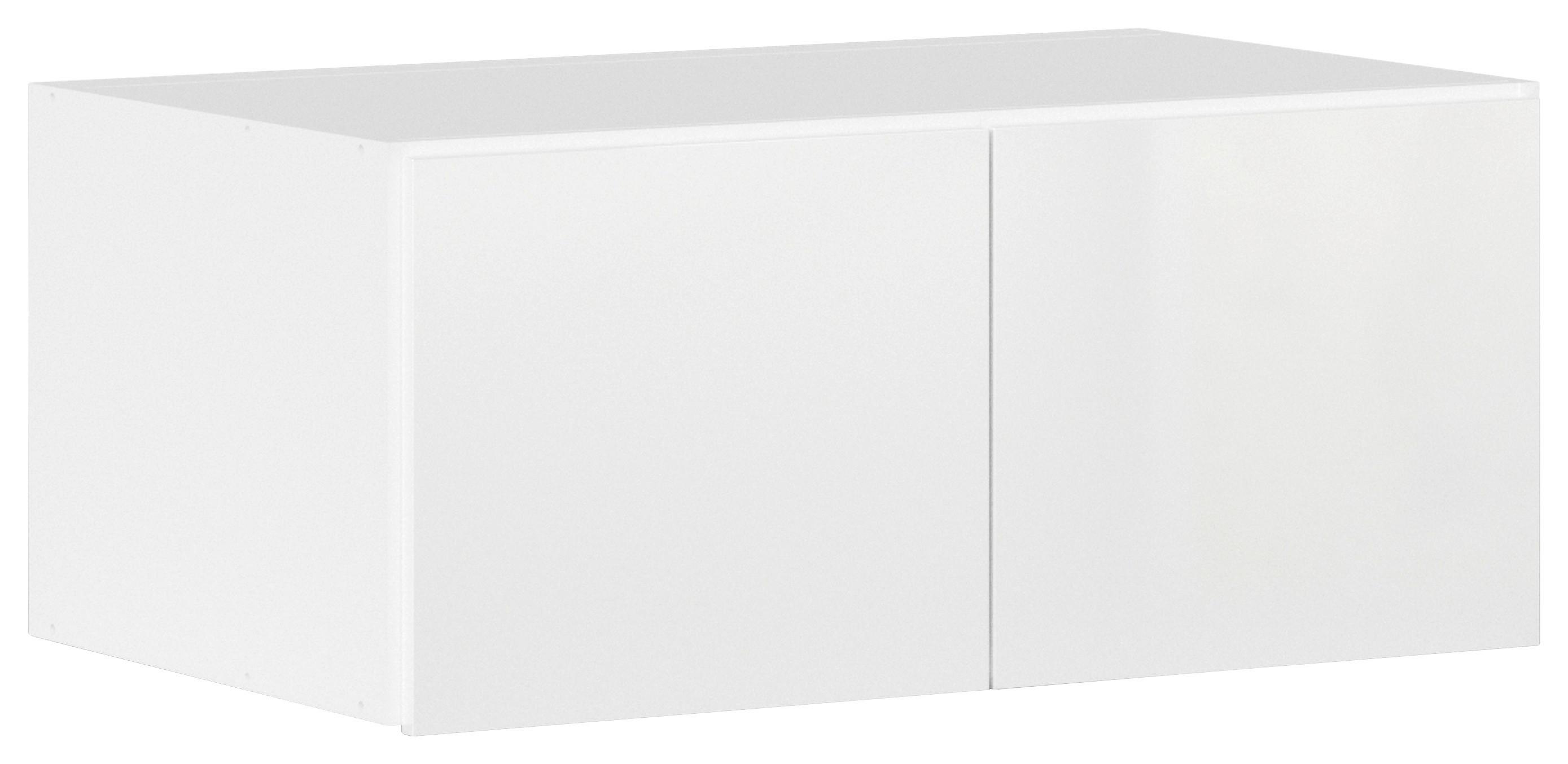 Nastavak Ormara Max - bijela/bijela visoki sjaj, Konvencionalno, drvni materijal (91/39/54cm) - Modern Living