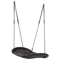 Nestschaukel Schwarz - Schwarz, KONVENTIONELL, Kunststoff/Metall (70/6/170cm) - Ambia Garden