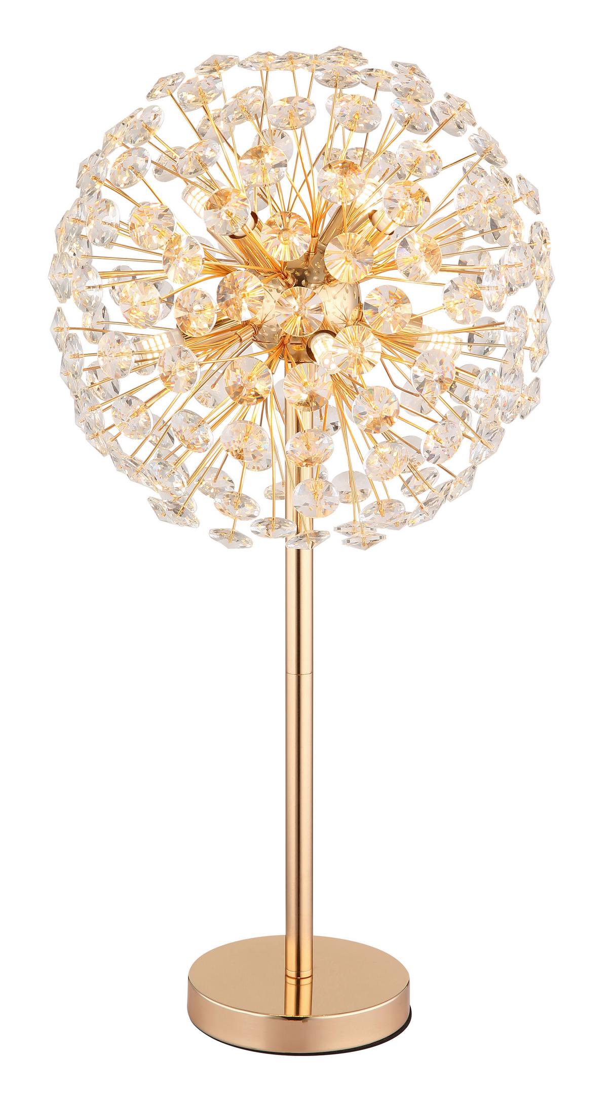 KRISTALL-TISCHLEUCHTE 64135T   KATRINA - Klar/Transparent, Lifestyle, Glas/Kunststoff (35/65cm) - Globo