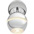 LED-Wandleuchte Tiffany - Chromfarben, Metall (8/15,2cm) - MÖMAX modern living