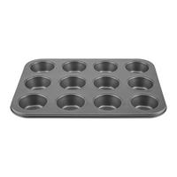 Tavă pentru brioșe Bakery - gri, Konventionell, metal (35/26,5/3cm) - Mömax