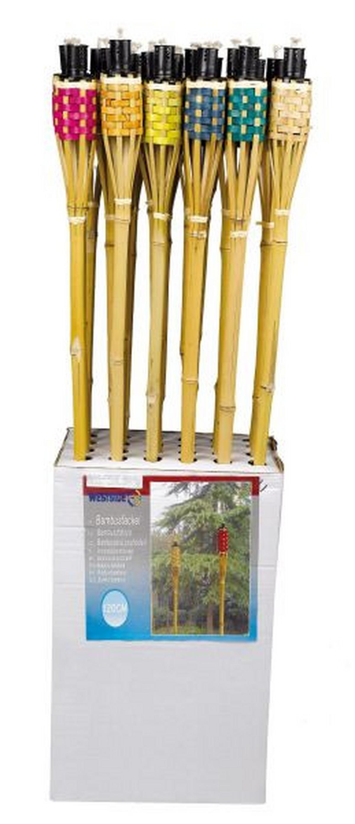 Kerti Fáklya Ma.: Kb. 120cm - Konventionell, természetes anyagok (7/120/7cm)