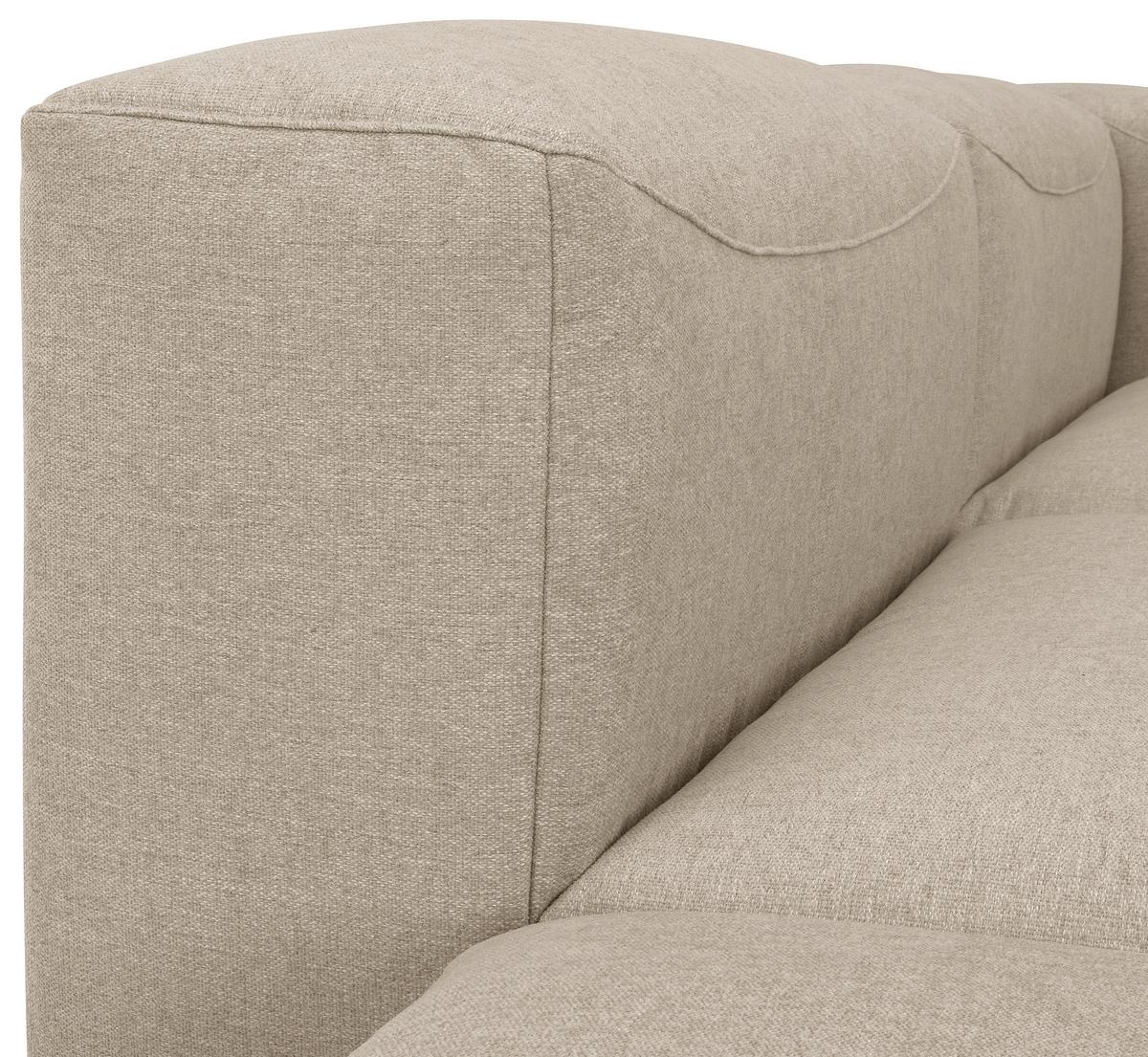 WOHNLANDSCHAFT LENA - Creme, Design, Kunststoff/Textil (250/350/235cm) - Max Winzer