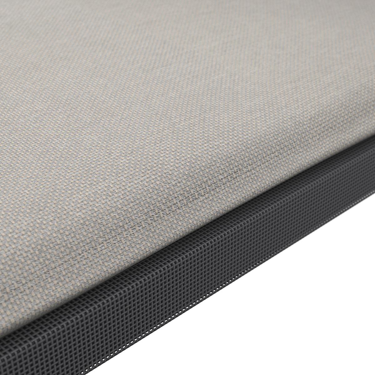 Gartensessel Benicio Grau Polywood/Textilene 2er-Set - Dunkelgrau/Naturfarben, MODERN, Kunststoff/Textil (56/80/64cm) - Bessagi Garden