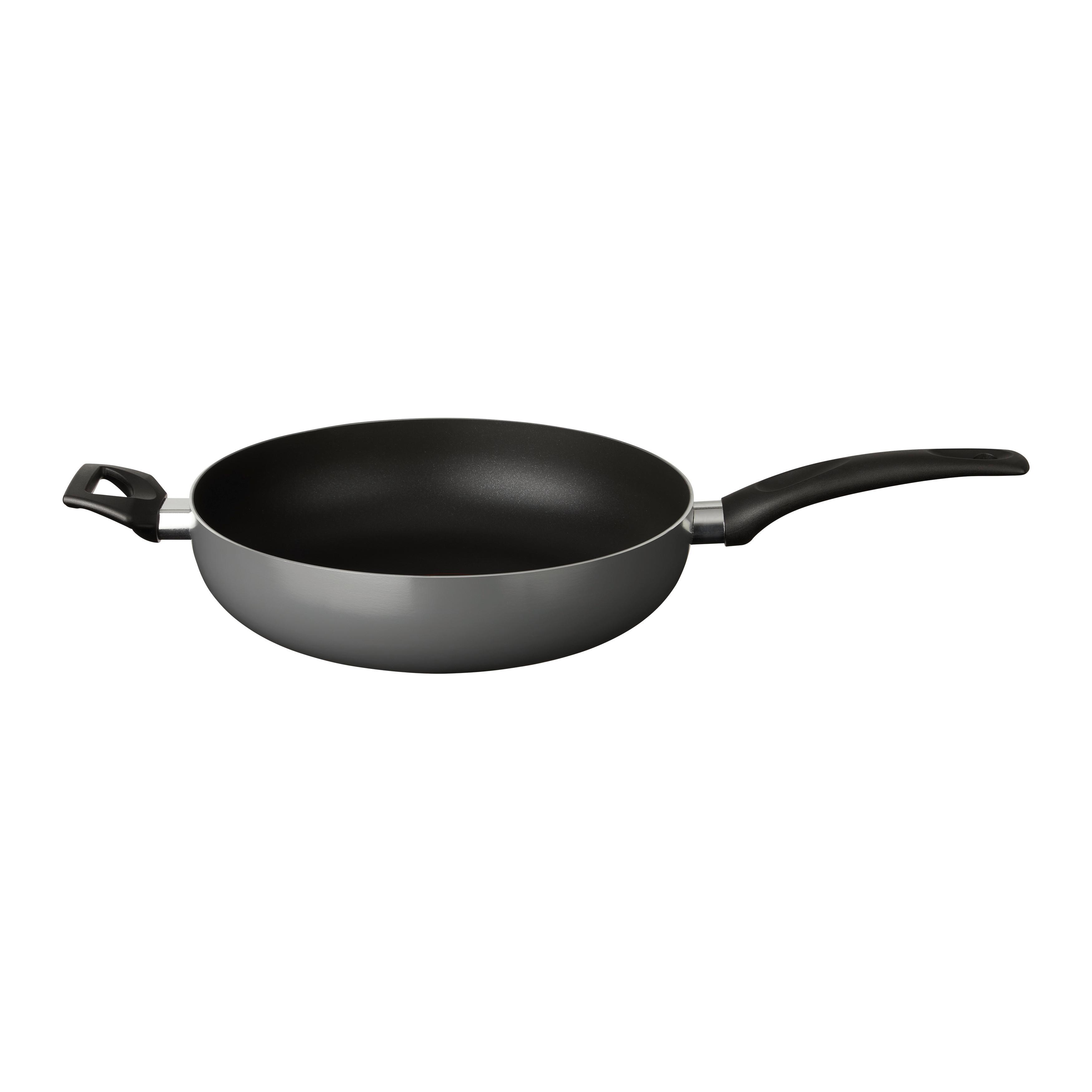 Pfanne Ronny Grau/Schwarz Ø ca. 28cm - Schwarz/Grau, KONVENTIONELL, Metall (28/7cm) - Based