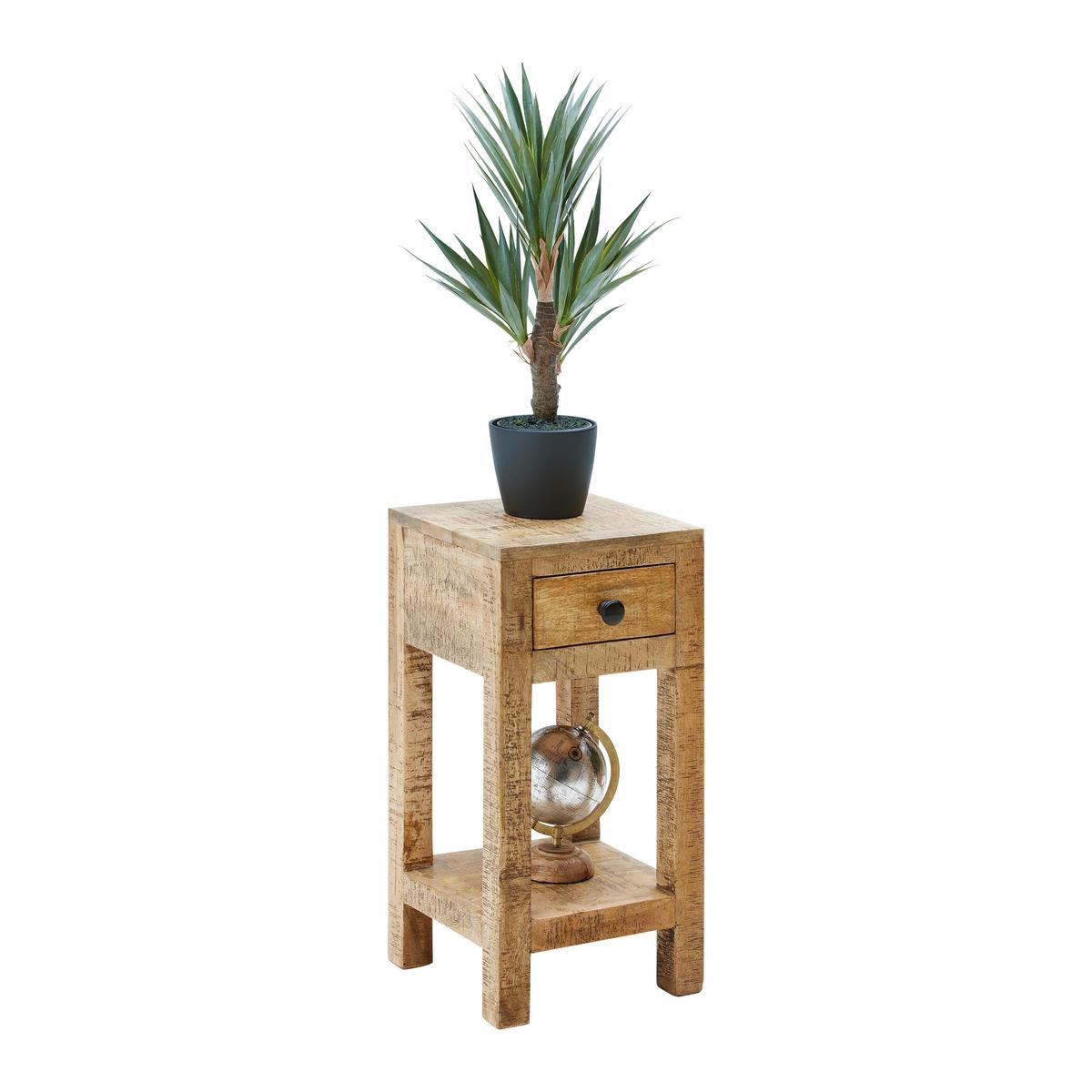 Blumentisch in Naturfarben - Naturfarben, Natur, Holz (30/60/30cm) - Zandiara