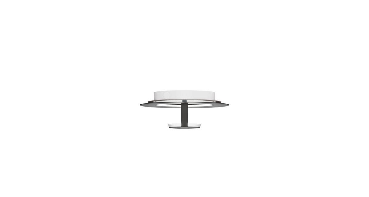 KINKIET LED 51-828-168 LED WL/DL FLAT - srebrny/szary, Design, metal (29/11,8cm) - Grossmann