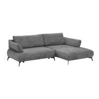 Kutna Garnitura Madison - siva/crna, Moderno, drvni materijal/drvo (284/92/186cm) - Modern Living