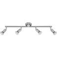 Lustră Spot Cu Led ''fritz'' - culoare nichel, Konventionell, metal (60cm) - Based Lustră Spot Cu Led ''fritz'' - culoare nichel, Konventionell, metal (60cm) - Based