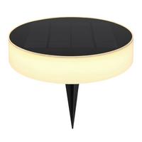 Solarleuchte Opal/Schwarz max. 0,2 Watt - Opal/Schwarz, Design, Kunststoff (15,3/15,3/56,1cm) - Globo