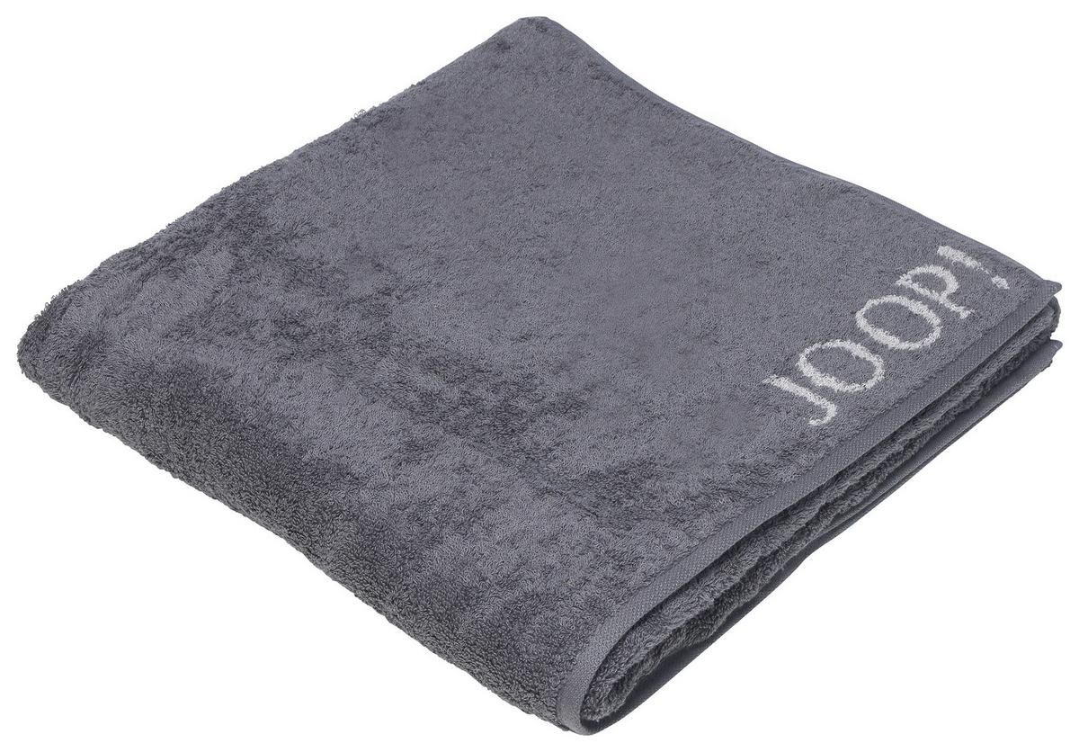 RĘCZNIK PRYSZNICOWY JOOP! CLASSIC DOUBLEFACE - antracytowy, Basics, tkanina (80/150cm) - Joop!