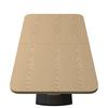 UTDRAGBART BORD AMADO - svart/ekfärgad, Modern, metall/trämaterial (160-200/90/76cm) - Bessagi Home